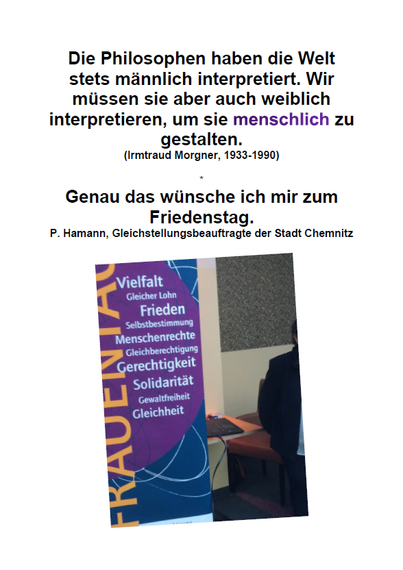 Beitrag der Gleichstellungsbeauftragten
