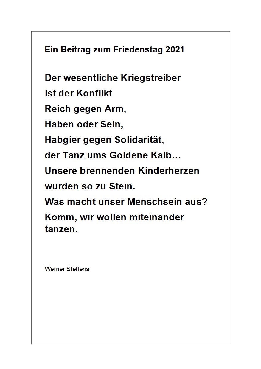 Beitrag von Werner Steffens